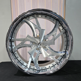 Artis Laredo Brushed Face Chrome Lip 5x115 Sweepstake Ticket